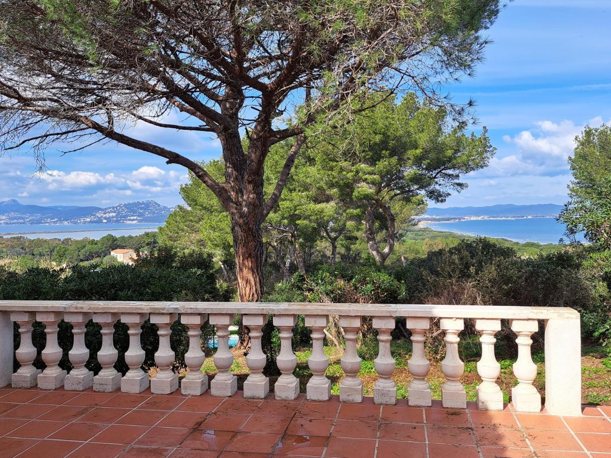 Bastide Presqu Ile De Giens Superbe Vue Piscine Villa Hyères