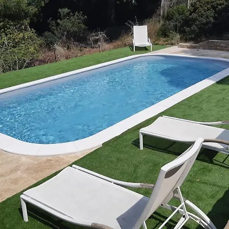 Bastide Presqu Ile De Giens Superbe Vue Mer Piscine Hyeres Exterior photo